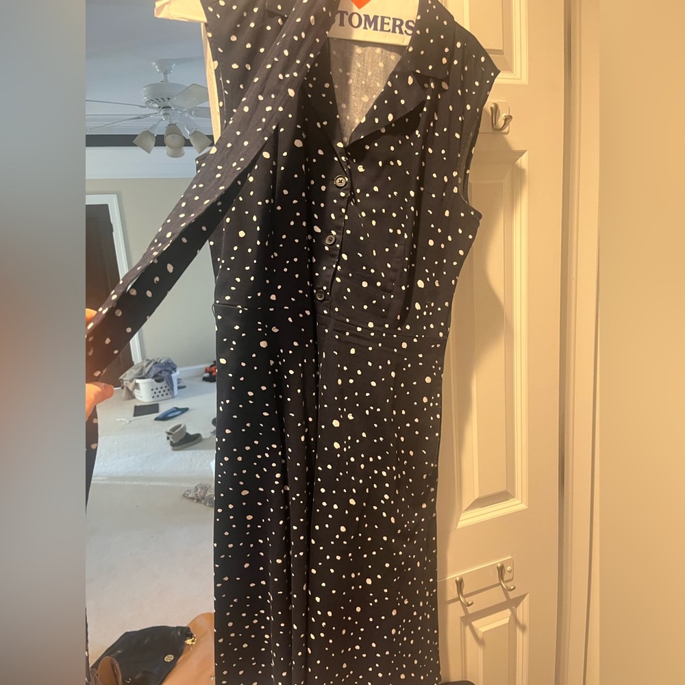 Anne Taylor polka dot shirt dress. Very cute, great condition.
